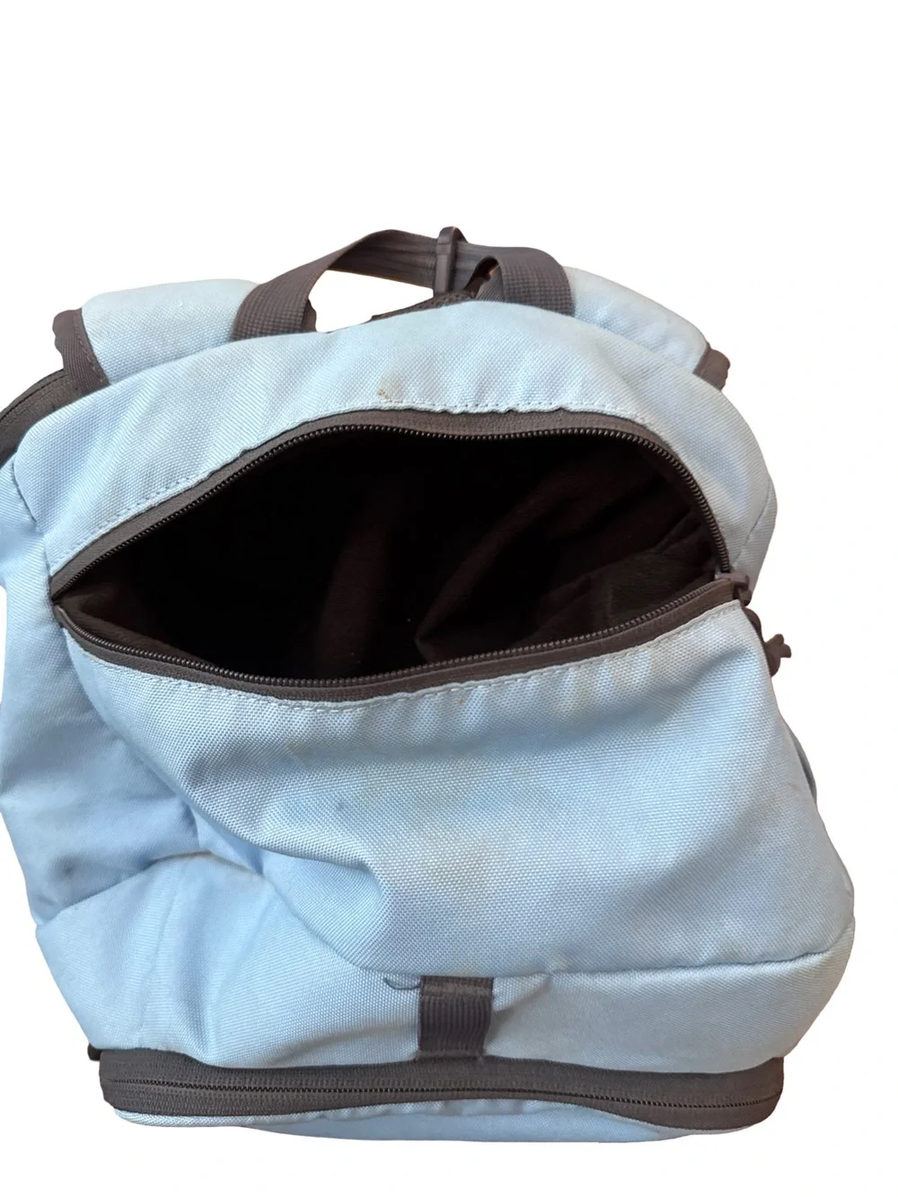 Nike Baby Blue/Navy Blue Baseball BackPack Bat & Helmet Bag Swoosh Logo